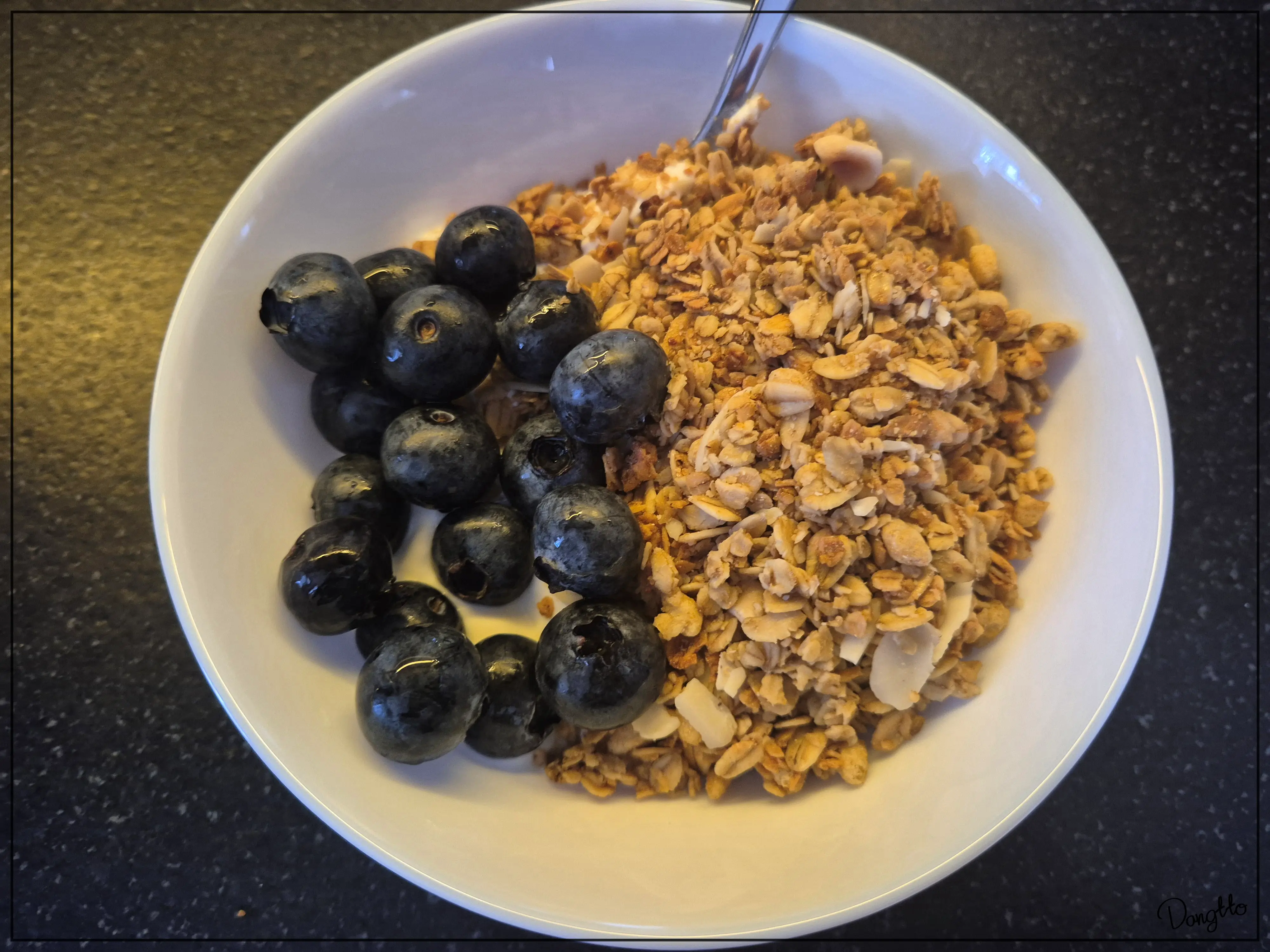그릭요거트-효능을-극대화-할-수-있도록-그릭요거트에-블루베리와-그래놀라를-함께-곁들인-실제-사진