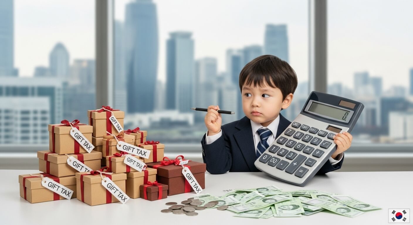 자녀 증여세 면제 한도액