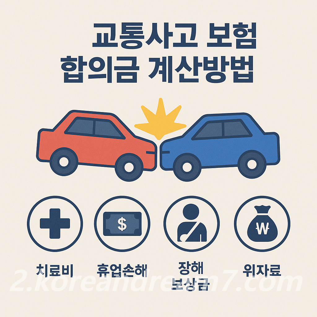 교통사고 보험 합의금 계산방법