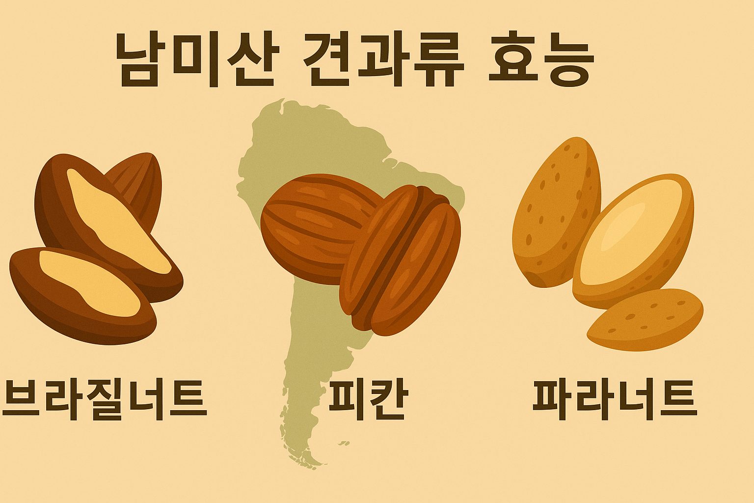 "남미산 견과류 효능"에 대한 이미지입니다.