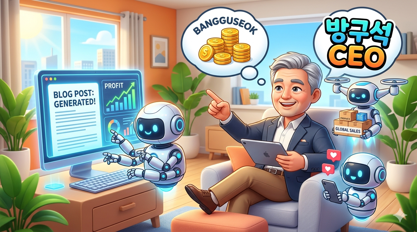 인공지능이 내 밥그릇을 뺏는다고? 아니, ‘AI 노예’ 부려 건물주 부럽지 않은 방구석 CEO 되는 법!