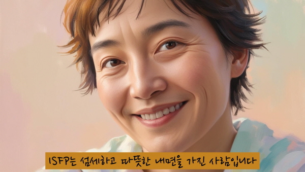 ISFP는 섬세하고 따뜻한 내면을 가진 사람입니다에 관한 사진