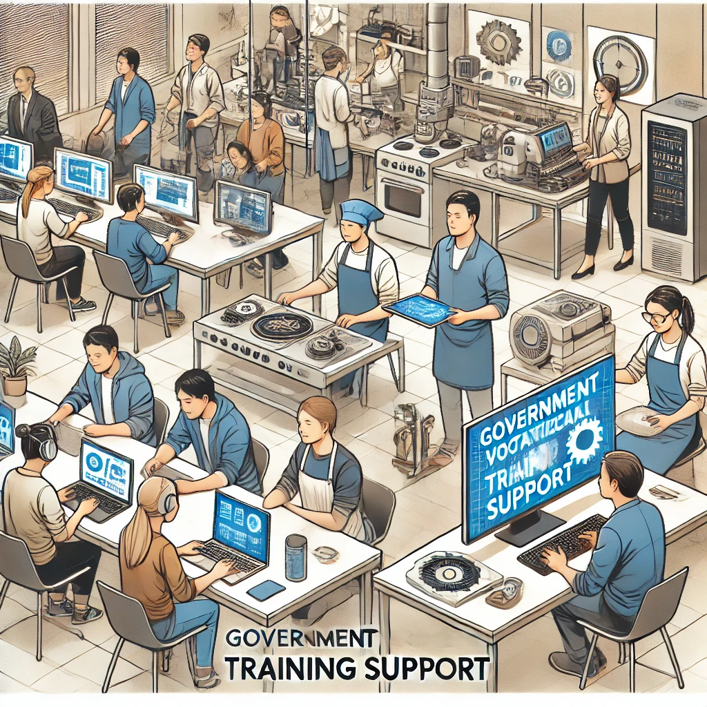 정부 지원 직업훈련 프로그램 이미지