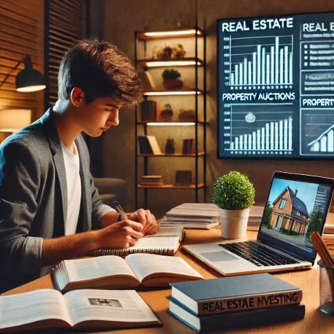 부동산 초보자가 공부하는 모습