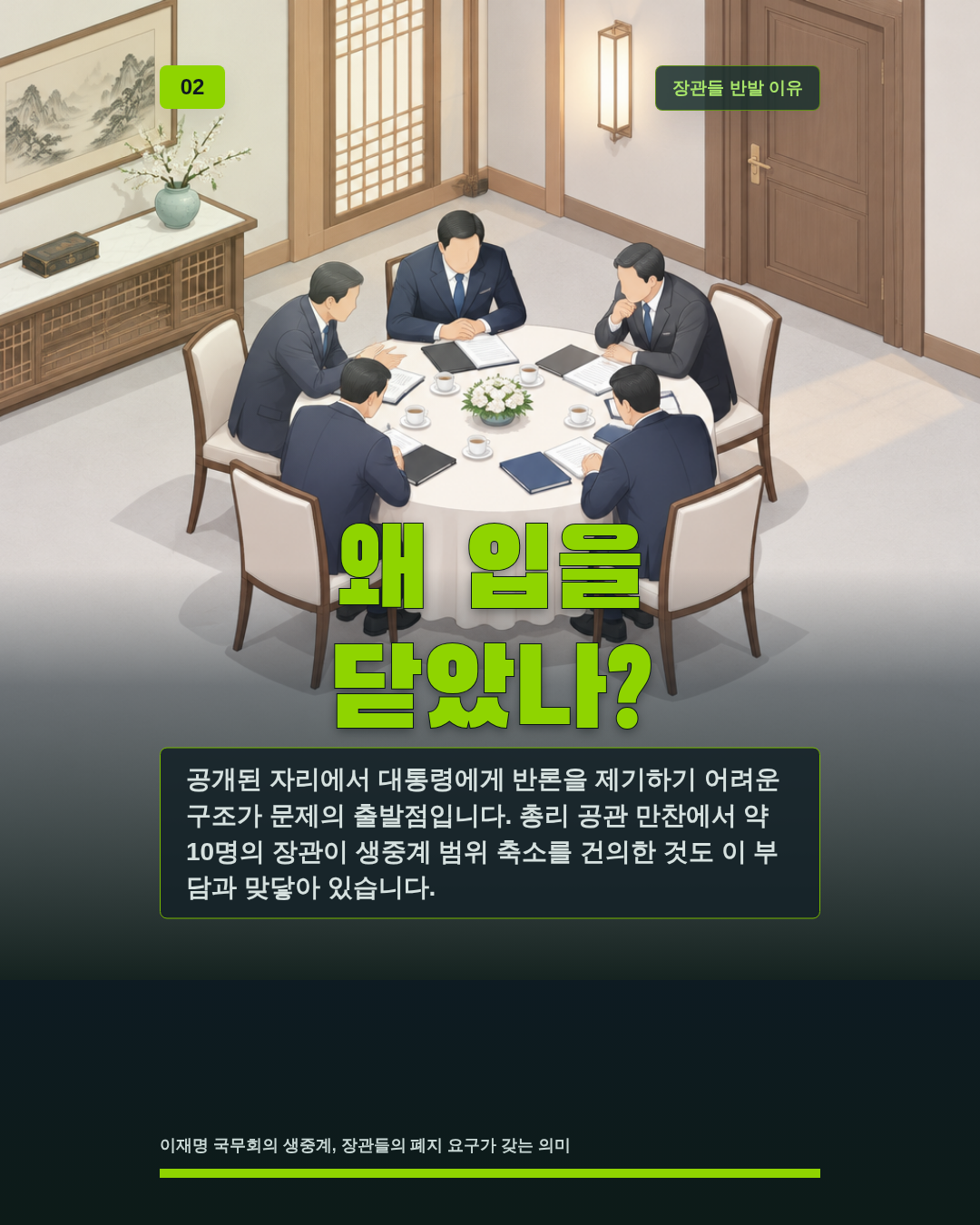 왜 입을 닫았나?