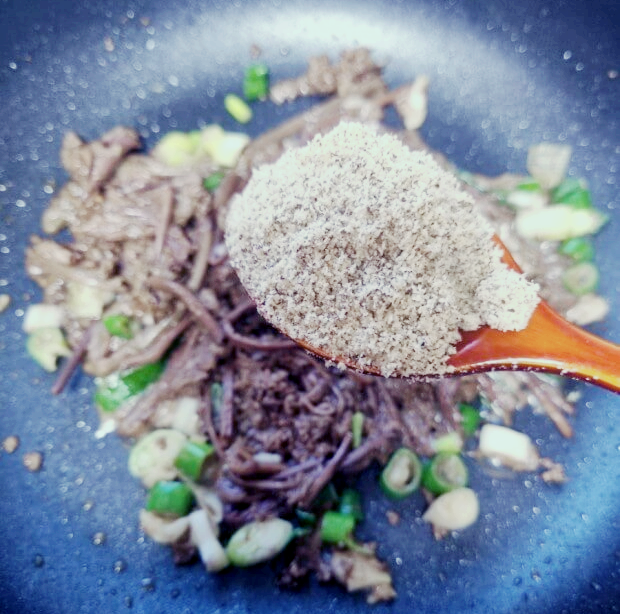 암환자에게 좋은 음식 - 고사리 들깨 나물