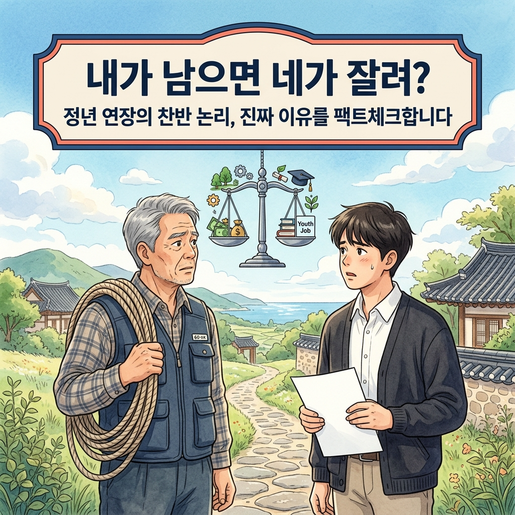 정년연장 65세 찬성 반대 논란 청년 일자리 영향