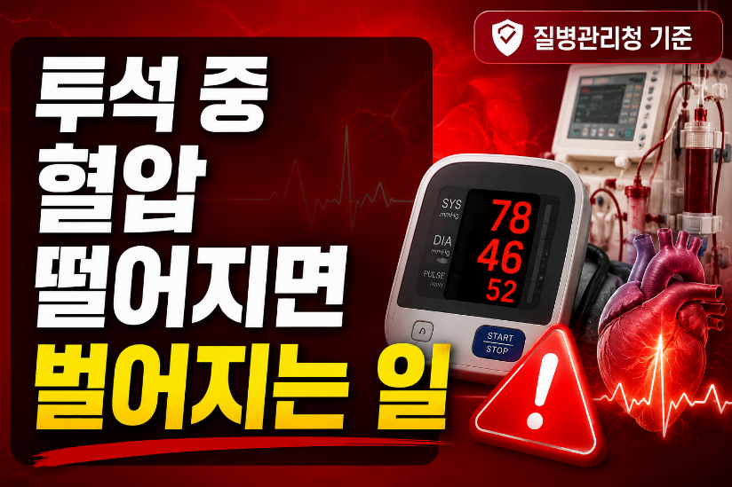 투석중 혈압 떨어지면 벌어지는 일 이미지사진