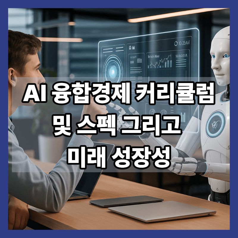 AI 융합경제 커리큘럼 및 스펙 그리고 미래 성장성