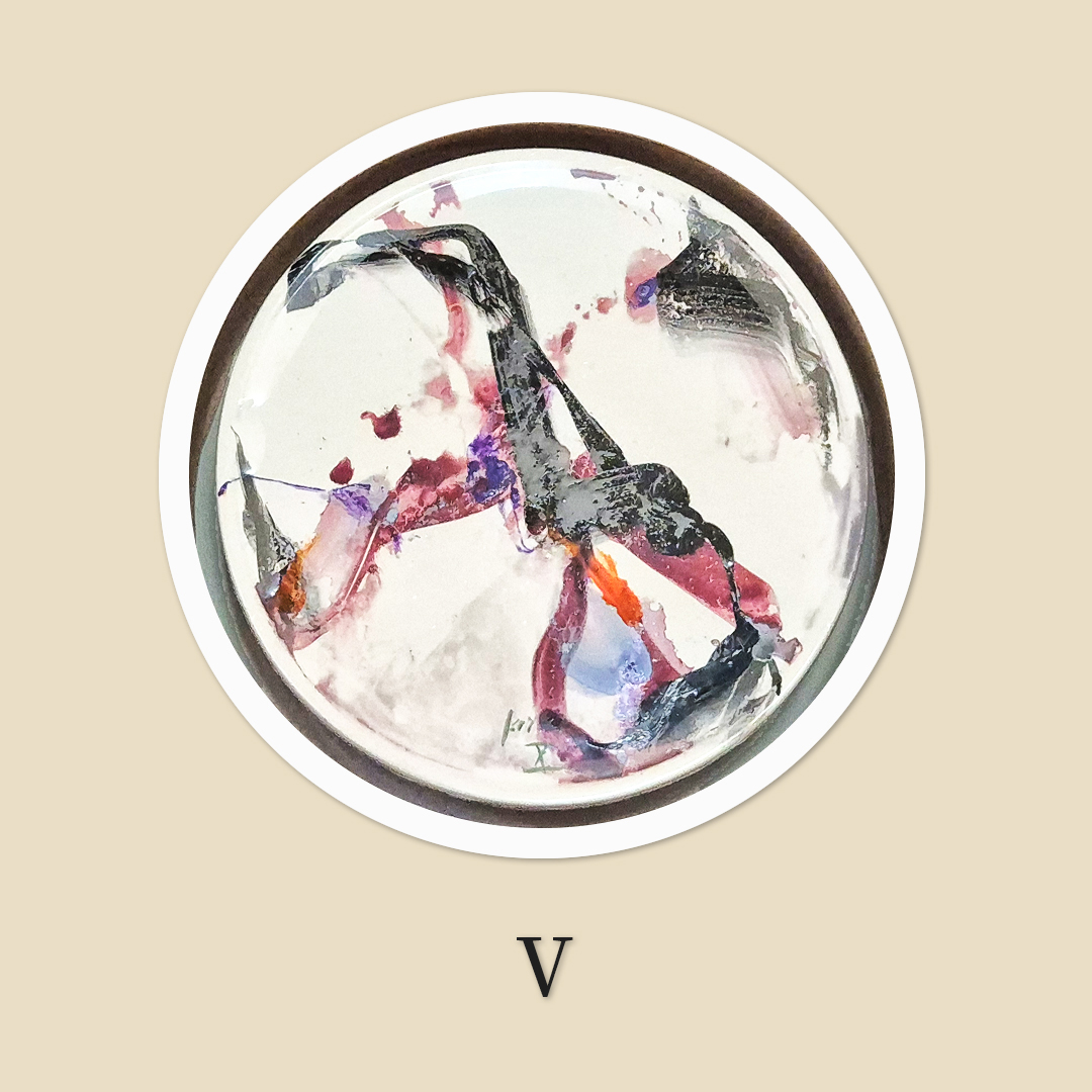 신봉동성당 김인중 신부의 스테인드글라스 십자가의 길 제5처