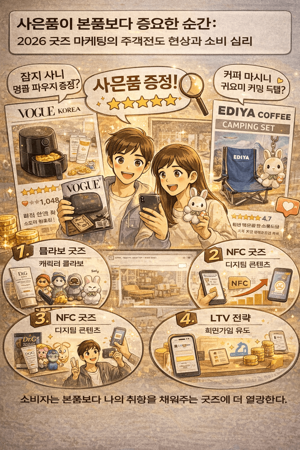 사은품이 본품보다 중요한 이유 (토핑 경제와 소비 심리 분석)