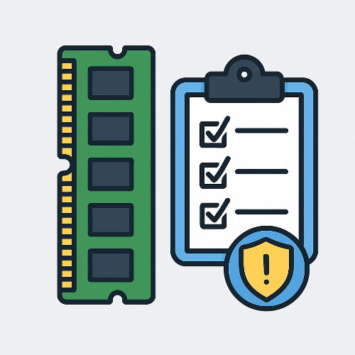 이미지 2. 램 업그레이드 전 체크리스트
