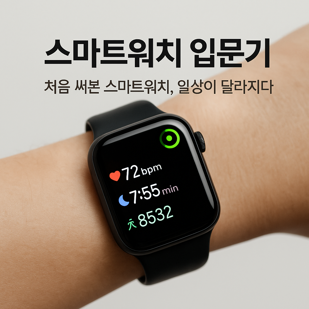 스마트워치 입문기 &ndash; 처음 써본 스마트워치, 일상이 달라지다