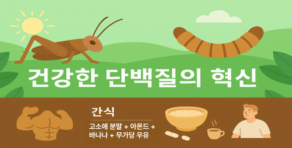 곤충 식품의 영양적 가치 및 영양 성분 분석