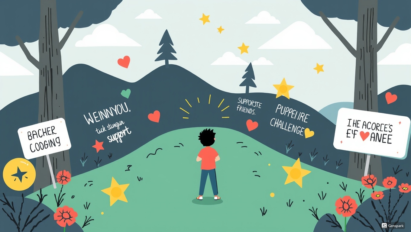 작은 도전 앞에서 나를 응원해주길 바라며