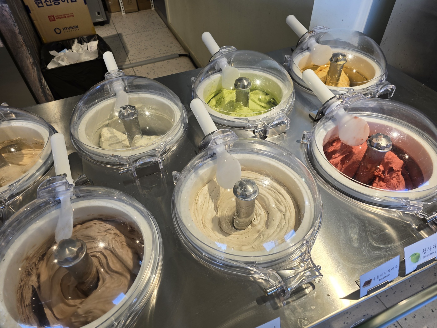맛있어보이는 젤라또들