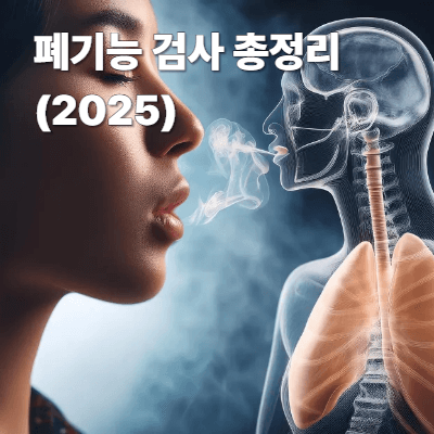 폐기능 검사 총정리 (2025)|검사 종류·과정·비용·결과 해석