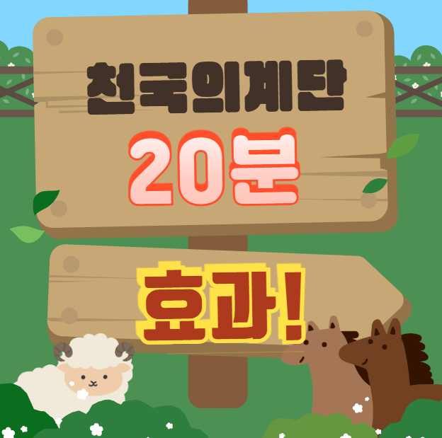 천국의계단 20분 효과