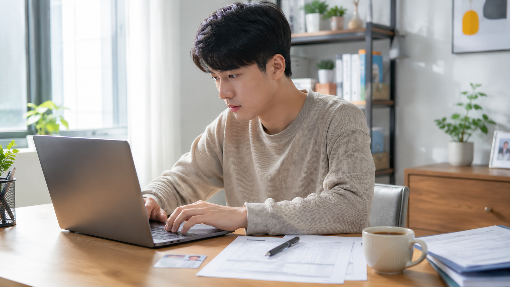 청년복지포인트 신청하는 청년