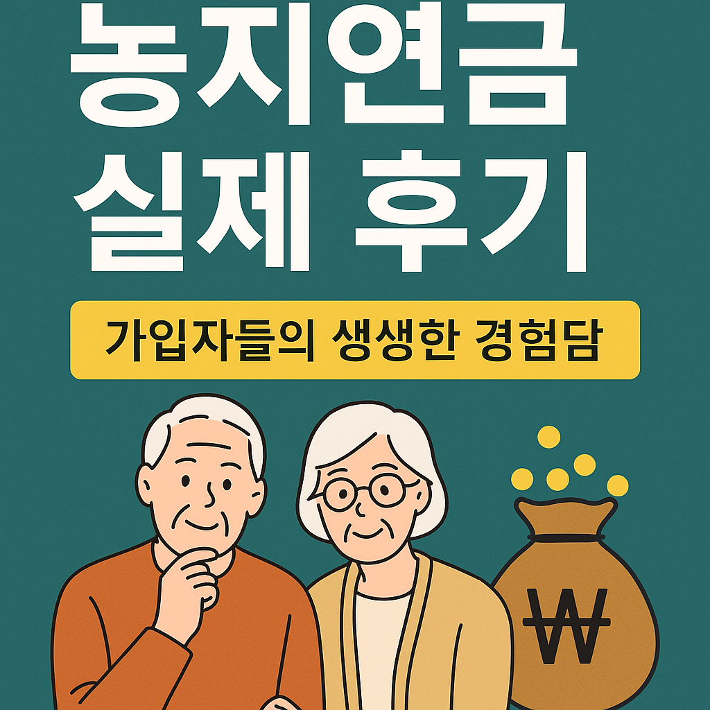 농지연금 실제 후기