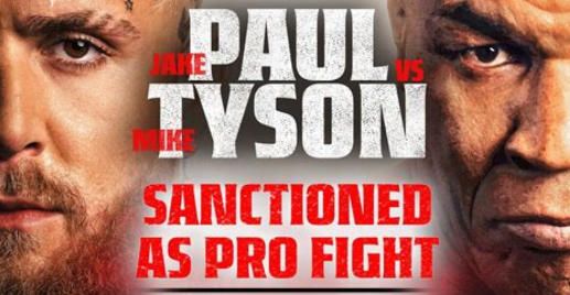 마이크 타이슨 vs 제이크 폴 경기3