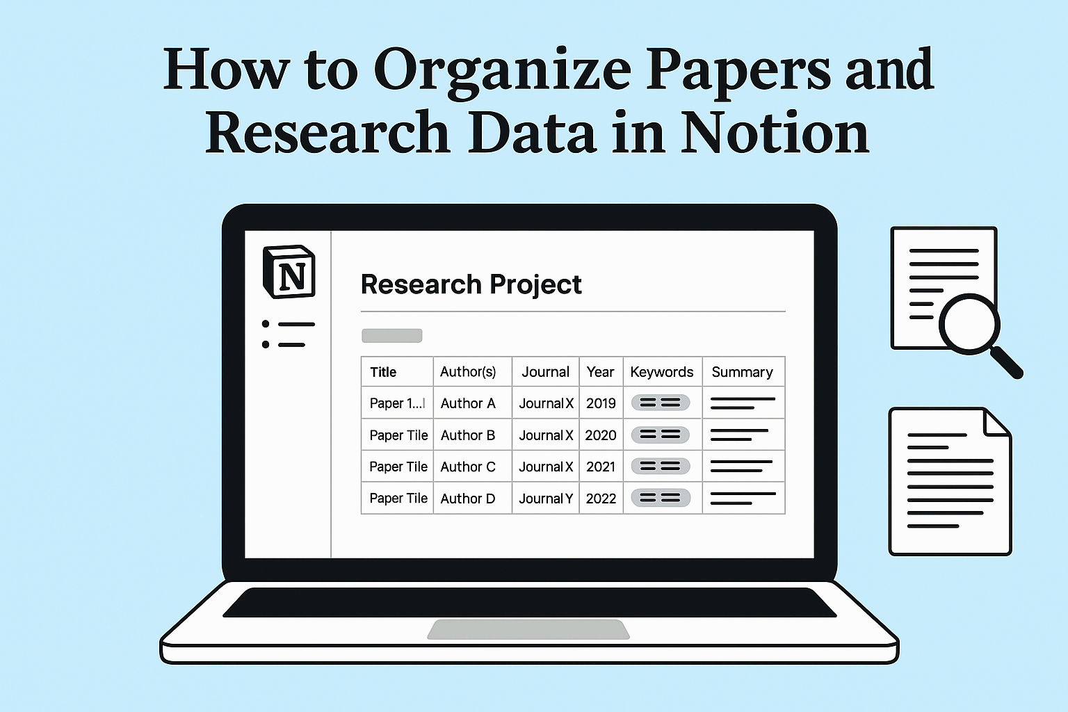 Notion으로 논문 정리와 연구 데이터 관리하는 법