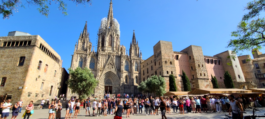 바르셀로나 대성당 정면