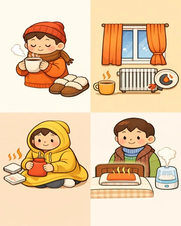 아파트 난방비 절약방법 실내 온도 관리 예시2