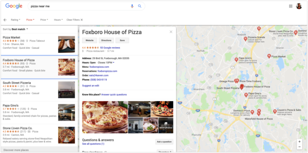 Google Business Profile example
