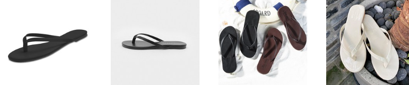 쪼리 상품들 사진