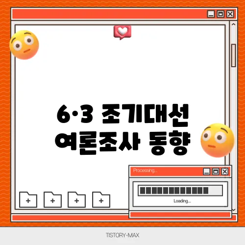 6·3 조기대선 여론조사 동향, 김문수·이준석·이재명 3자 구도를 깊이 분석합니다.