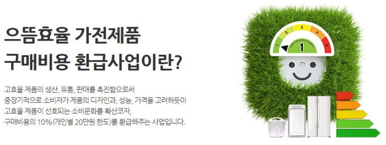 고효율 가전제품 환급 신청,가전제품 환급 신청 방법,고효율 가전 환급 후기,환급 대상 품목 2025,고효율 환급 조건,가전제품 환급 금액