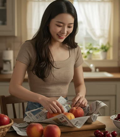 대극천 복숭아 후숙