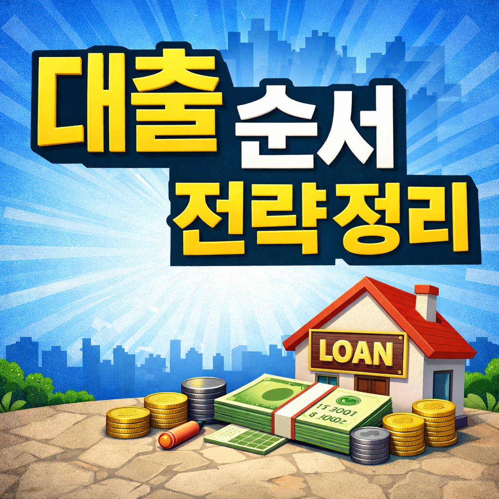 대출 먼저 알아보면 불리할까, 대출 순서