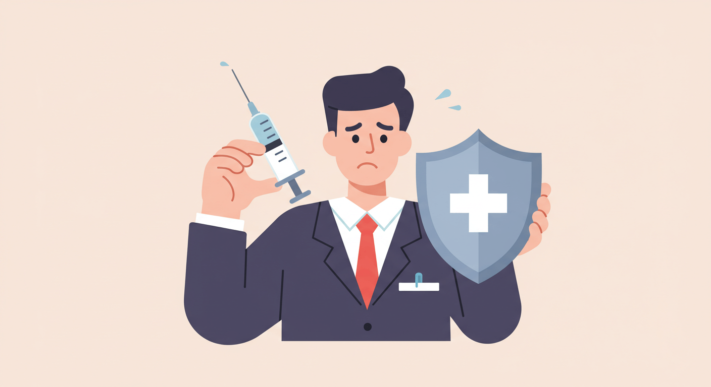 40대 직장인, 코로나 백신 부작용 어떻게 대응할까