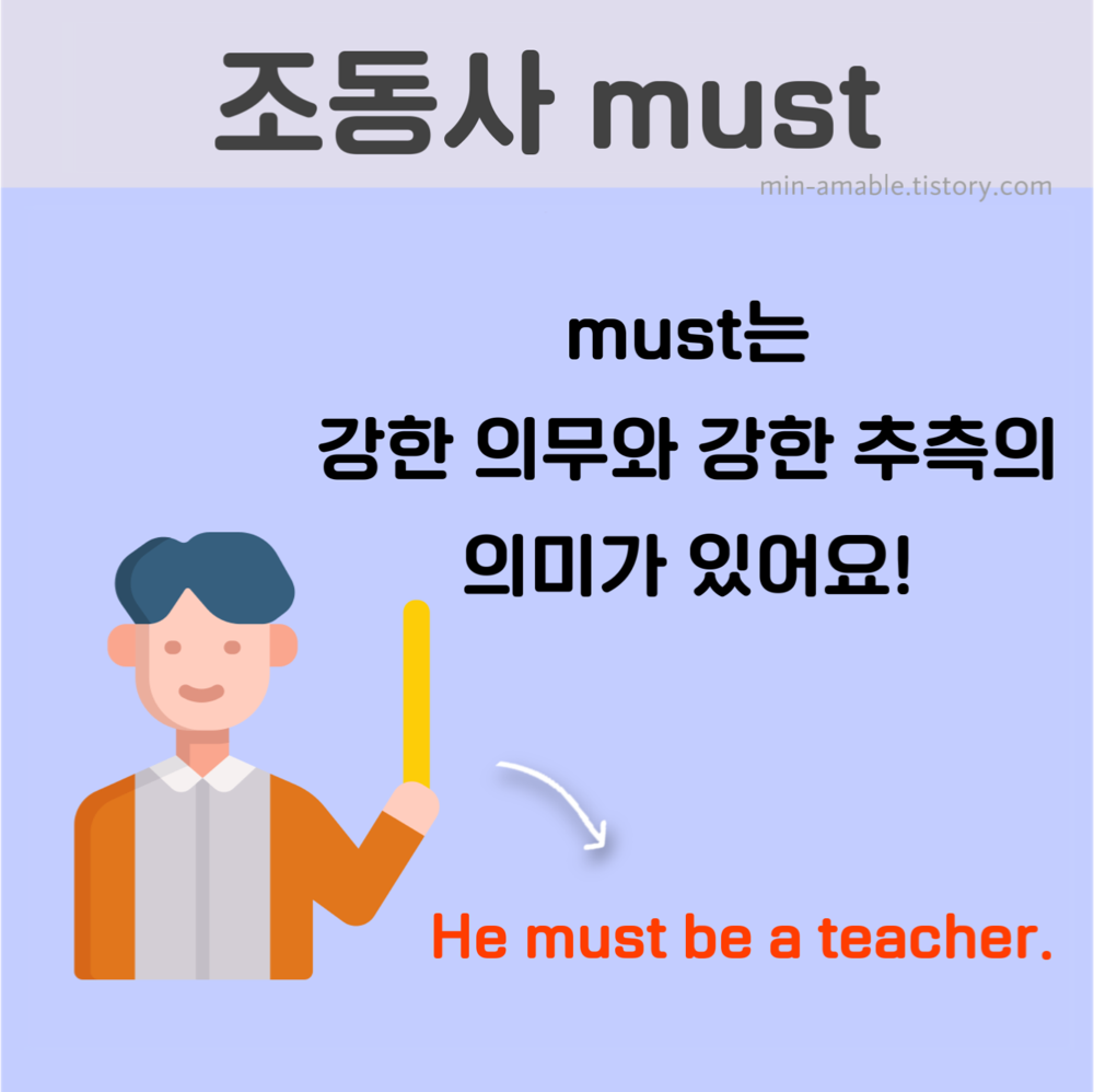 조동사must의미