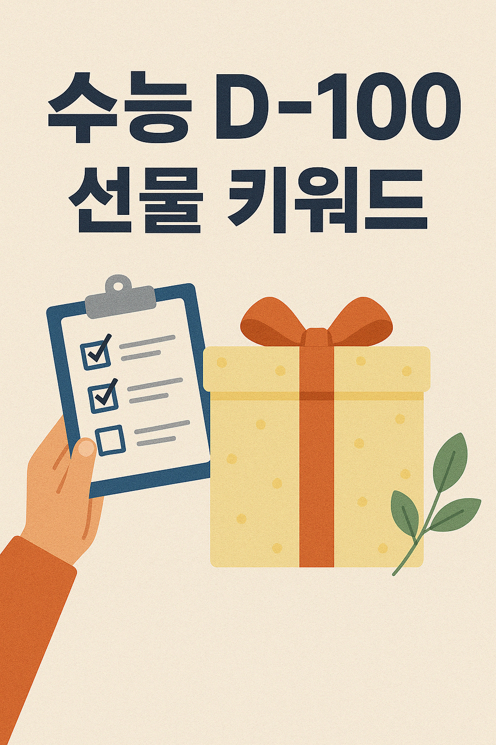 🎁 수능 D-100, 이제는 선물할 타이밍! 수험생이 진심으로 감동하는 선물 7가지