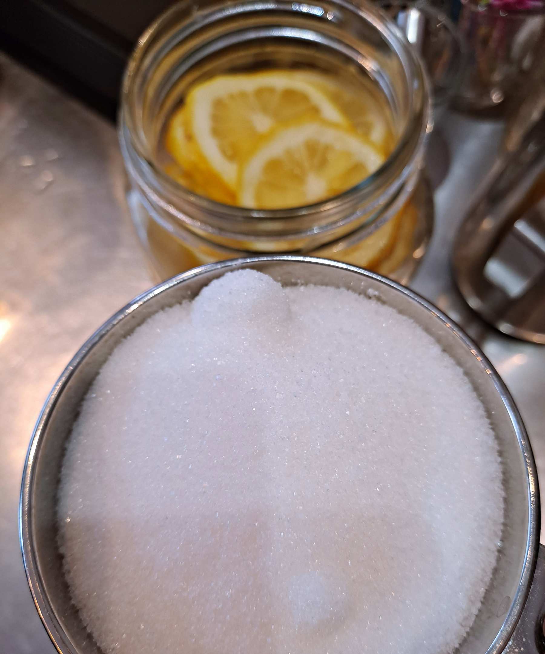 설탕 준비하기