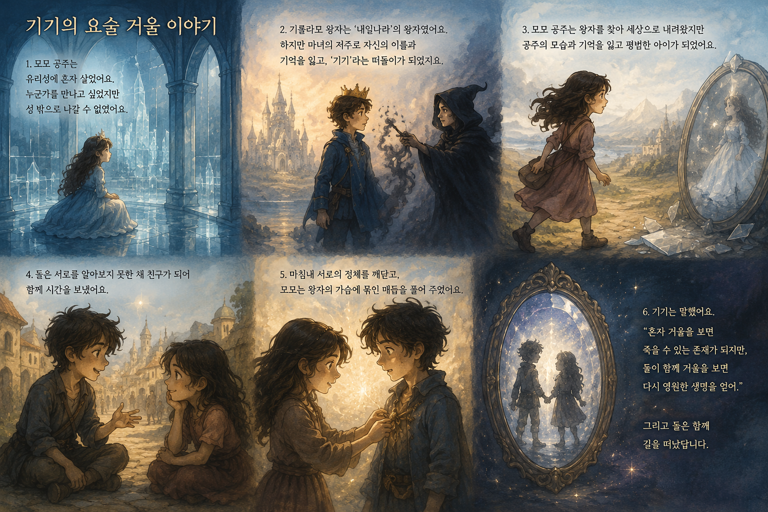 마하엘 엔데 모모 기기의 요술 거울 이야기