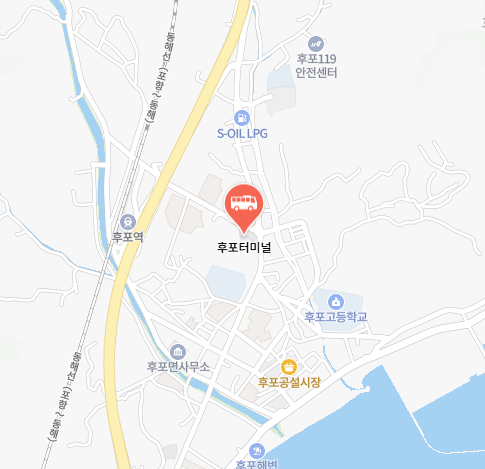 후포터미널 위치