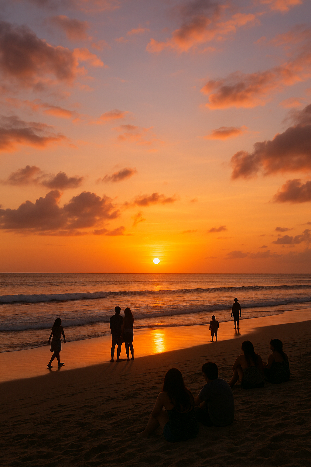 발리 선셋 해변