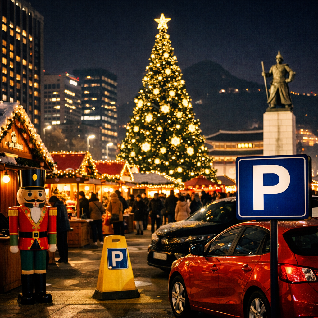 서울 크리스마스마켓 주차장 총정리｜주차비&middot;인근 공영주차장&middot;주차 가능 수량 완벽 안내 관련 사진
