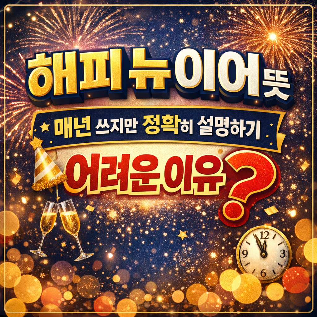 해피 뉴 이어 뜻