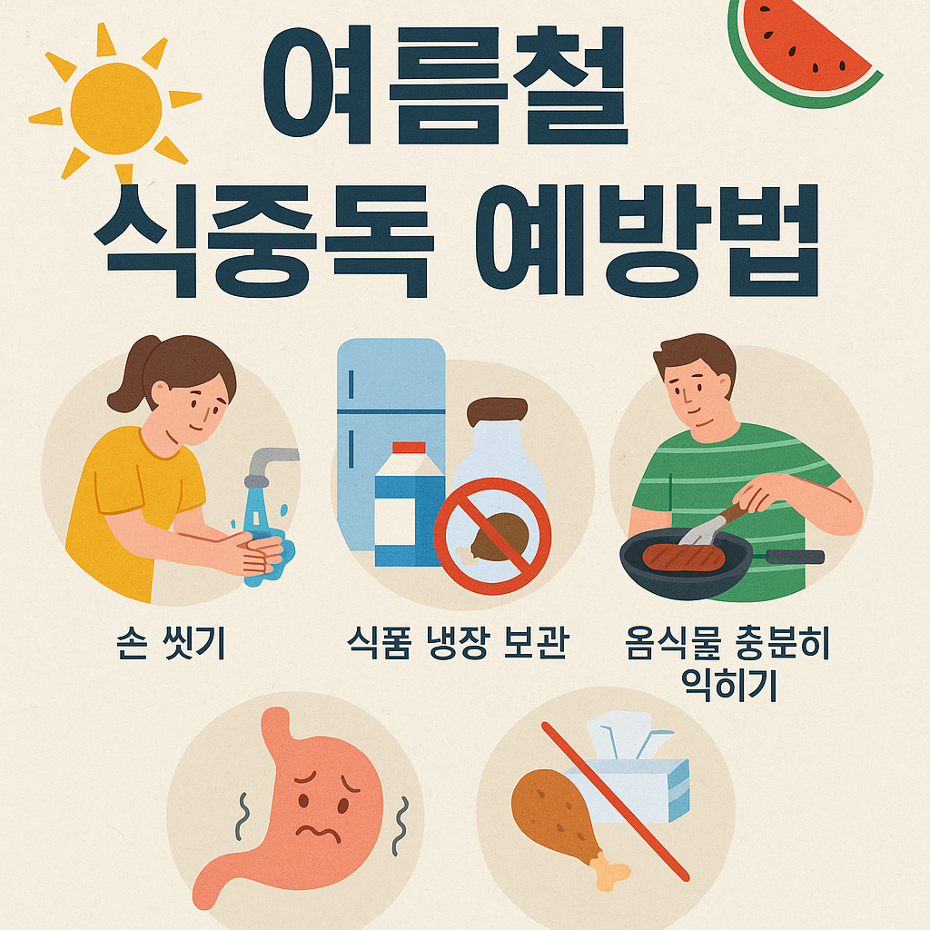 여름철 식중독 예방법 관련사진