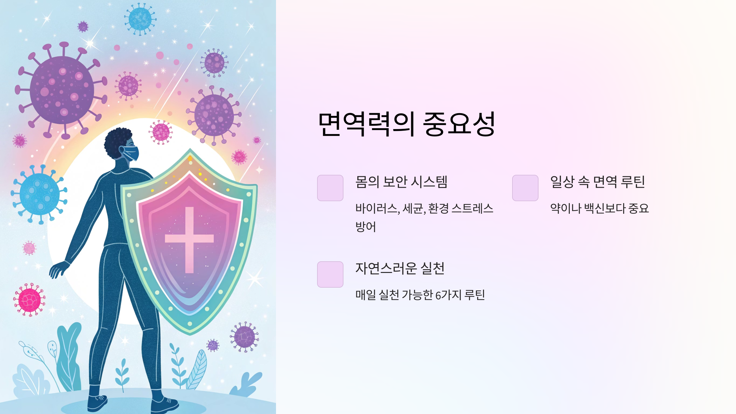 면역력의 중요성