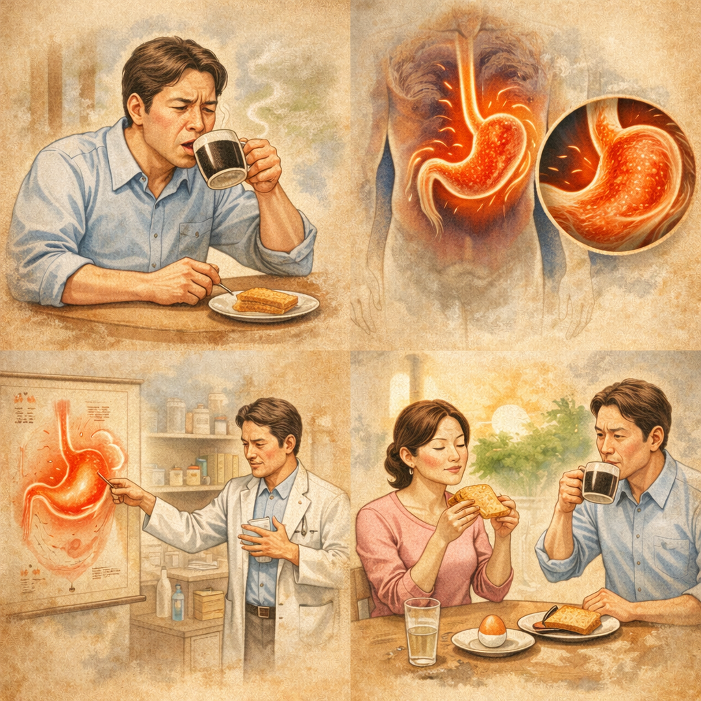 공복에 커피를 마시면 정말 위에 안 좋을까?