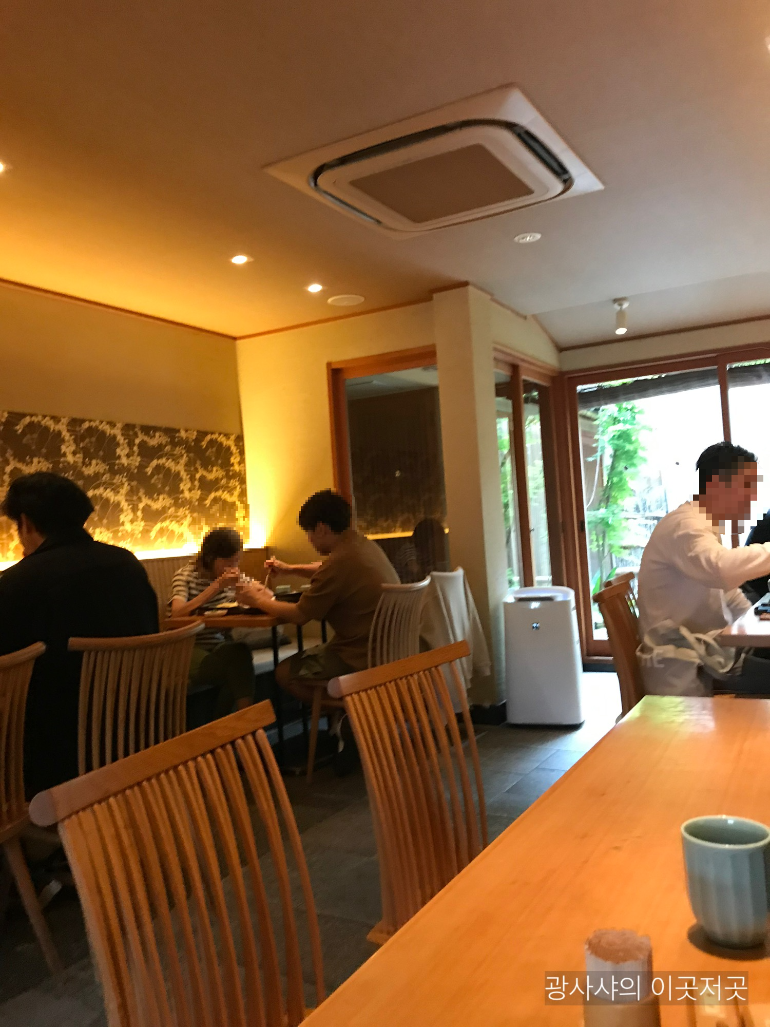 교토 우동맛집 쿄 우동 키소바 오카키타 내부