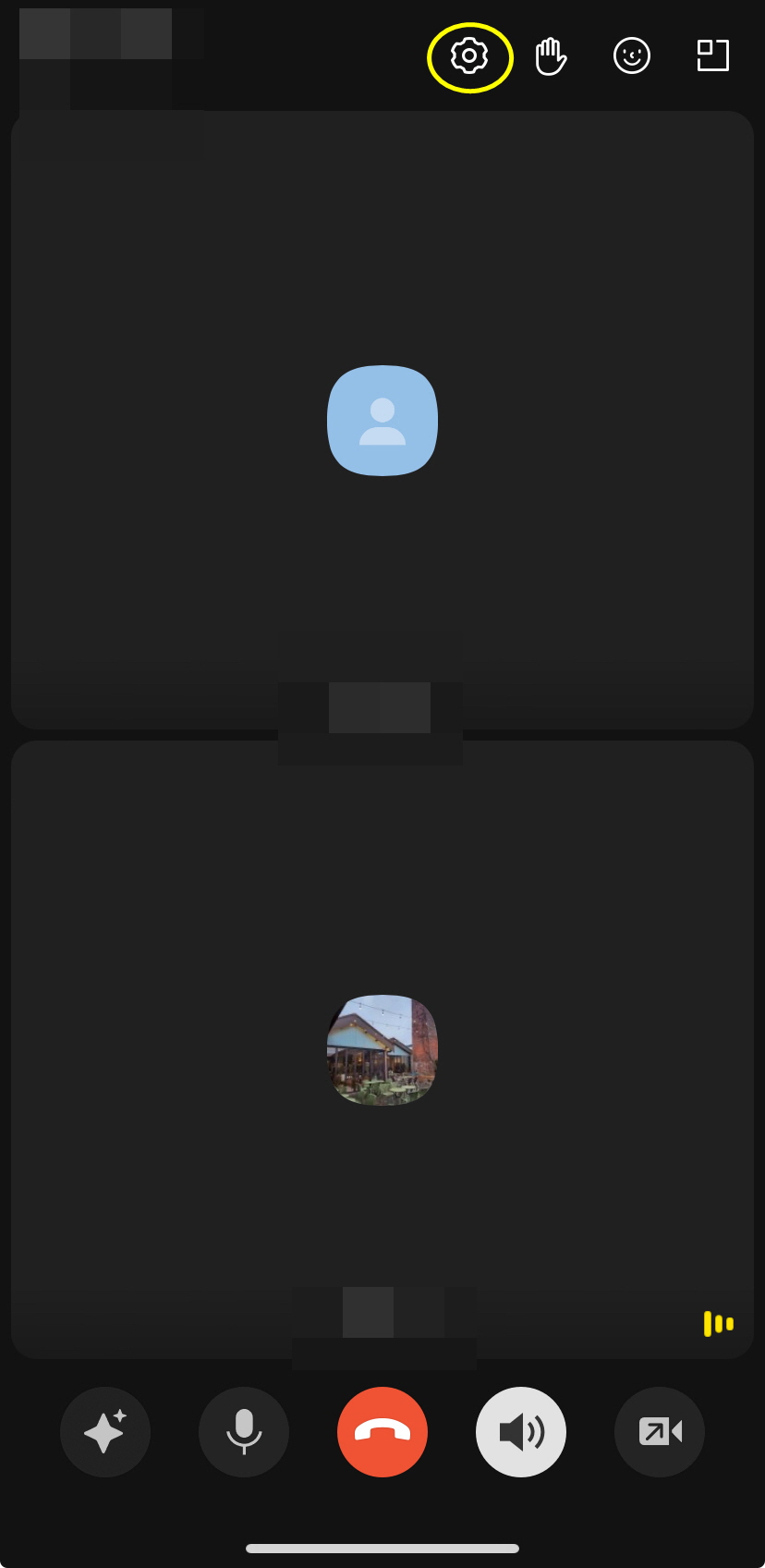 보이스톡 통화중