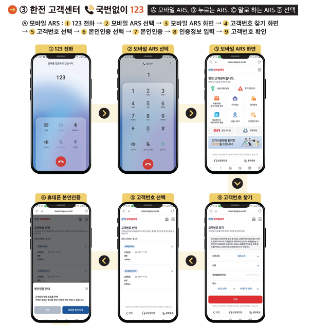 고객번호 확인방법2