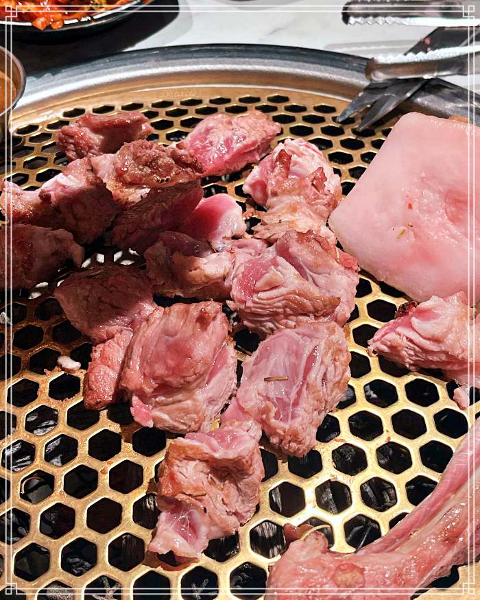인천 송도 맛집 소고기 꽃등심, 새우살, 양념 갈비살